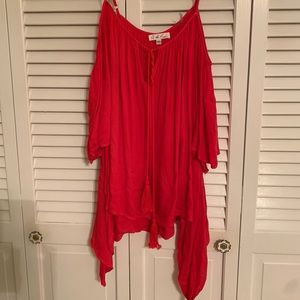 Red Bohemian Top